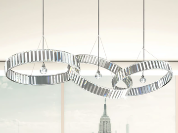 FEDI 9252 - LED crystal pendant lamp by Patrizia Volpato - view 2